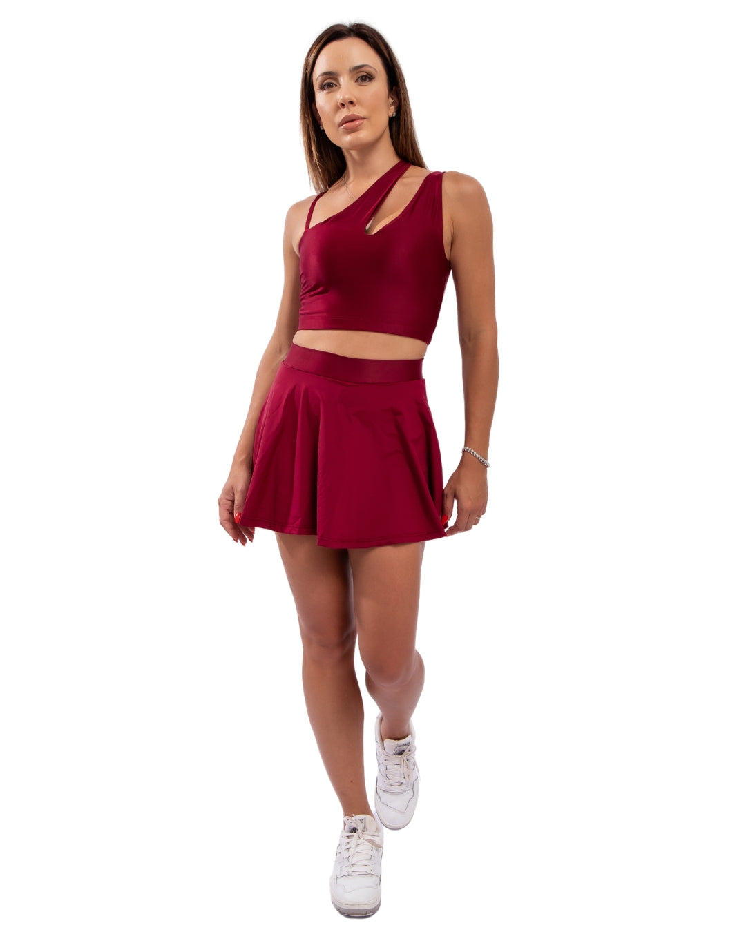 Short Saia Bela - Cherry