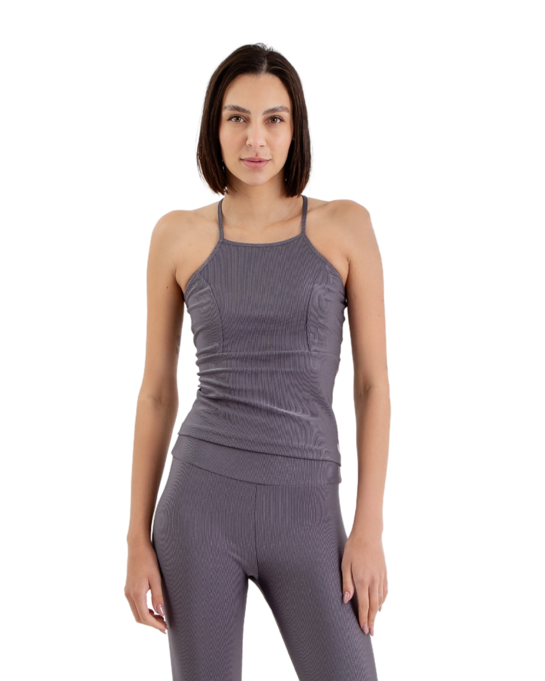 CONJUNTO CARBOX CANELADO COM BLUSA