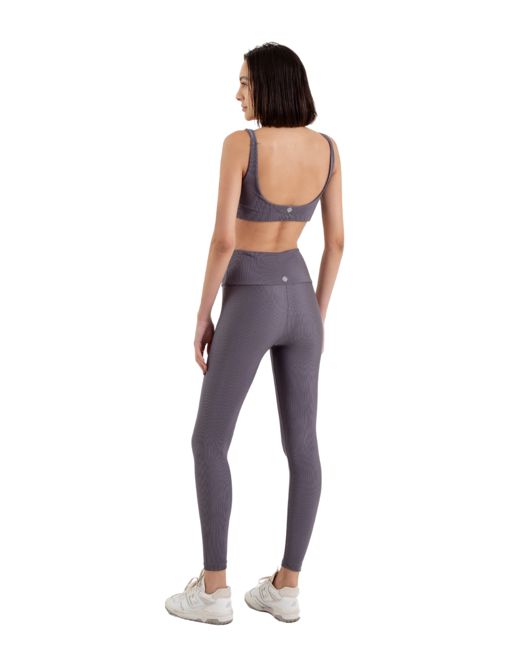 Conjunto carbox canelado com Top
