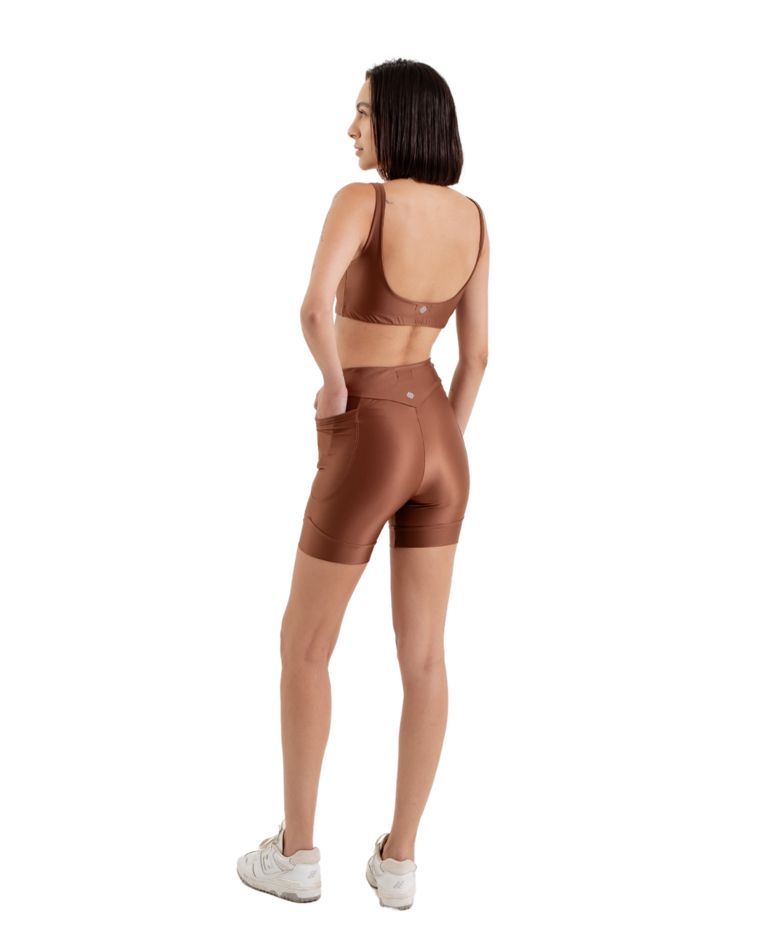Conjunto Cappuccino Bermuda Isa com Top