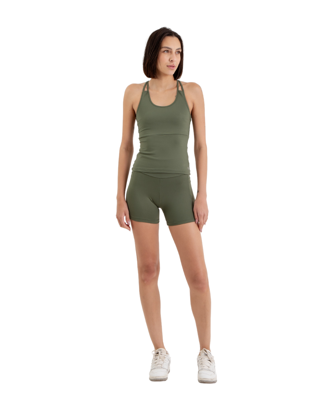 CONJUNTO MILITAR SHORT LAURA COM BLUSA