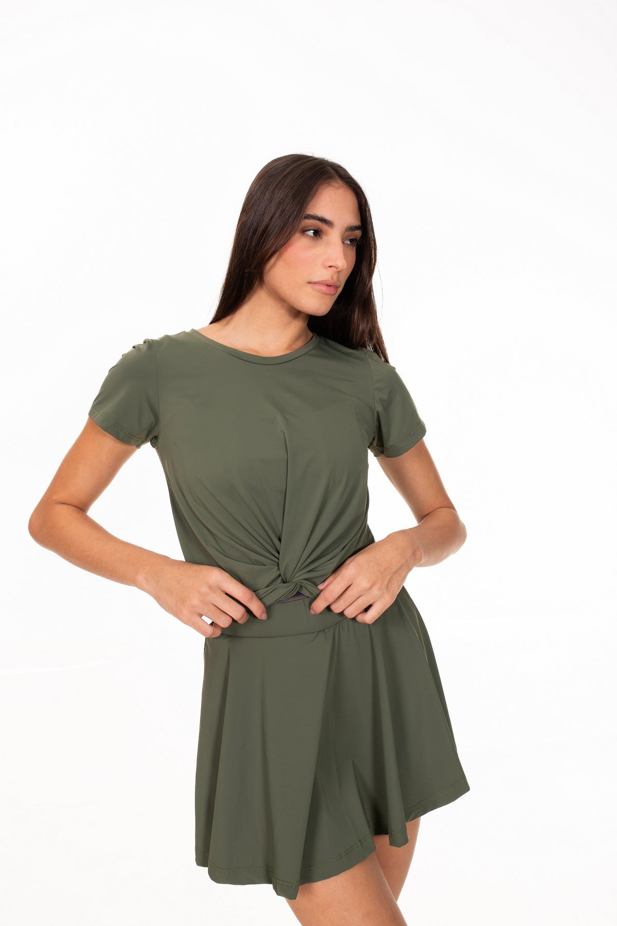 Short Saia Bela - Verde Militar