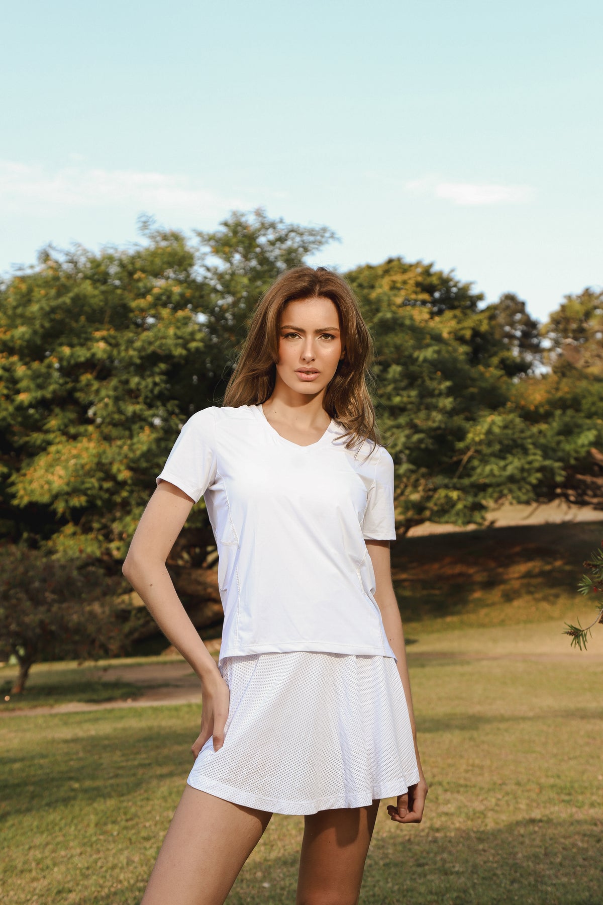 Short Saia Bela - Branca