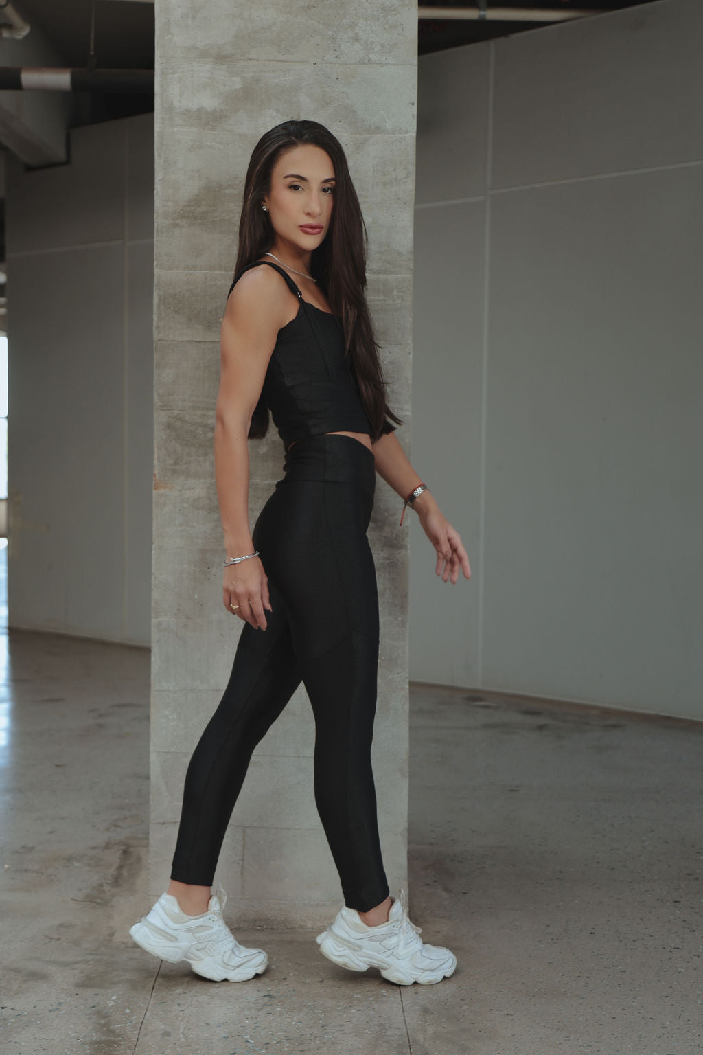 Top Corselet - Preta Texturizada