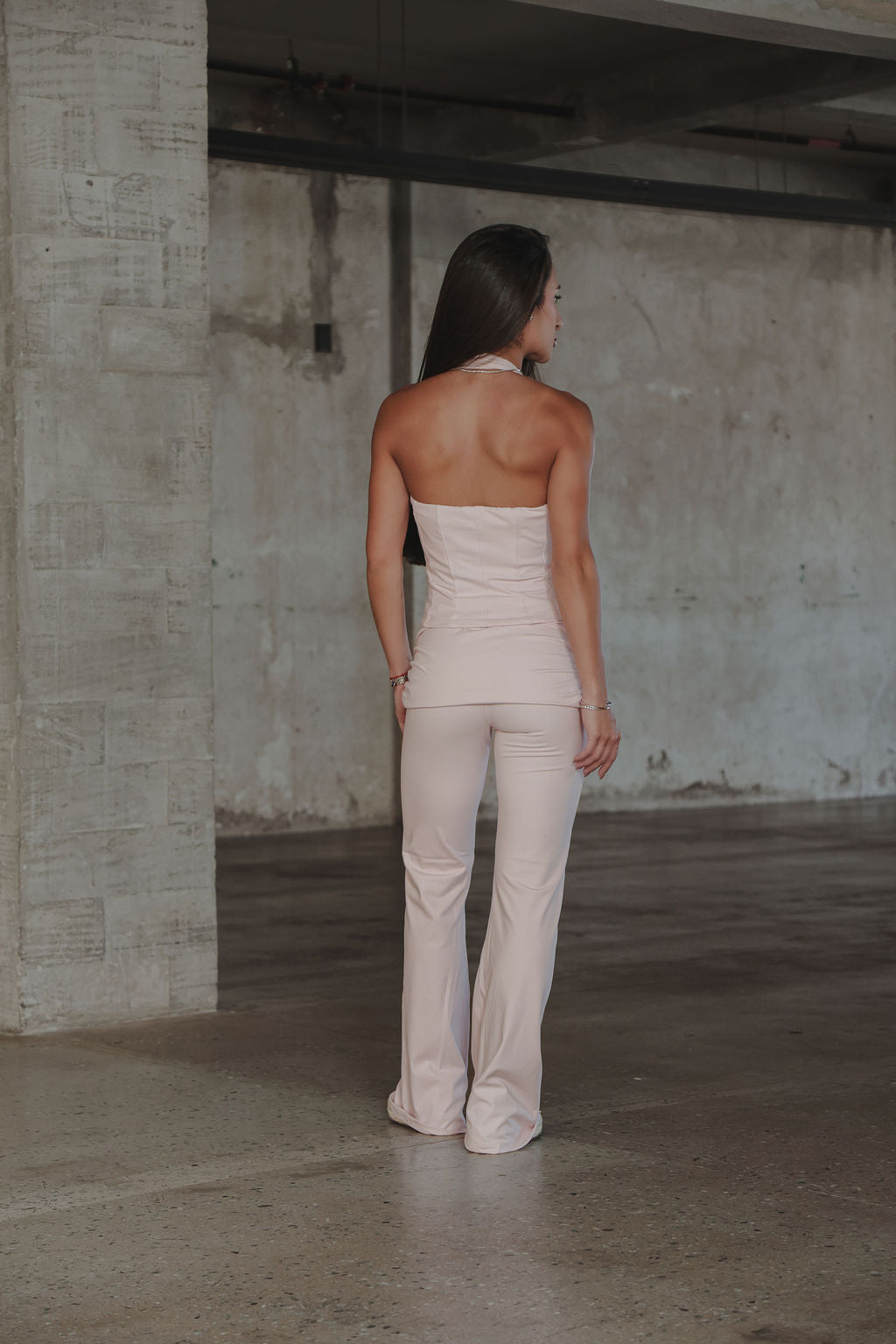 Blusa Frente única Joana - Rosa Claro