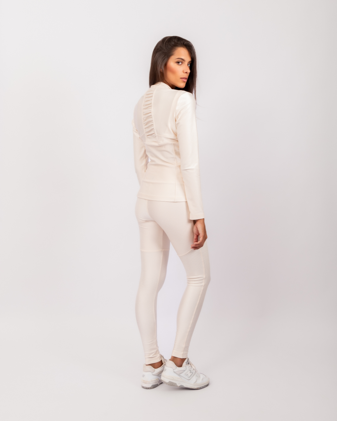 Casaco Lara Texturizado - Pérola