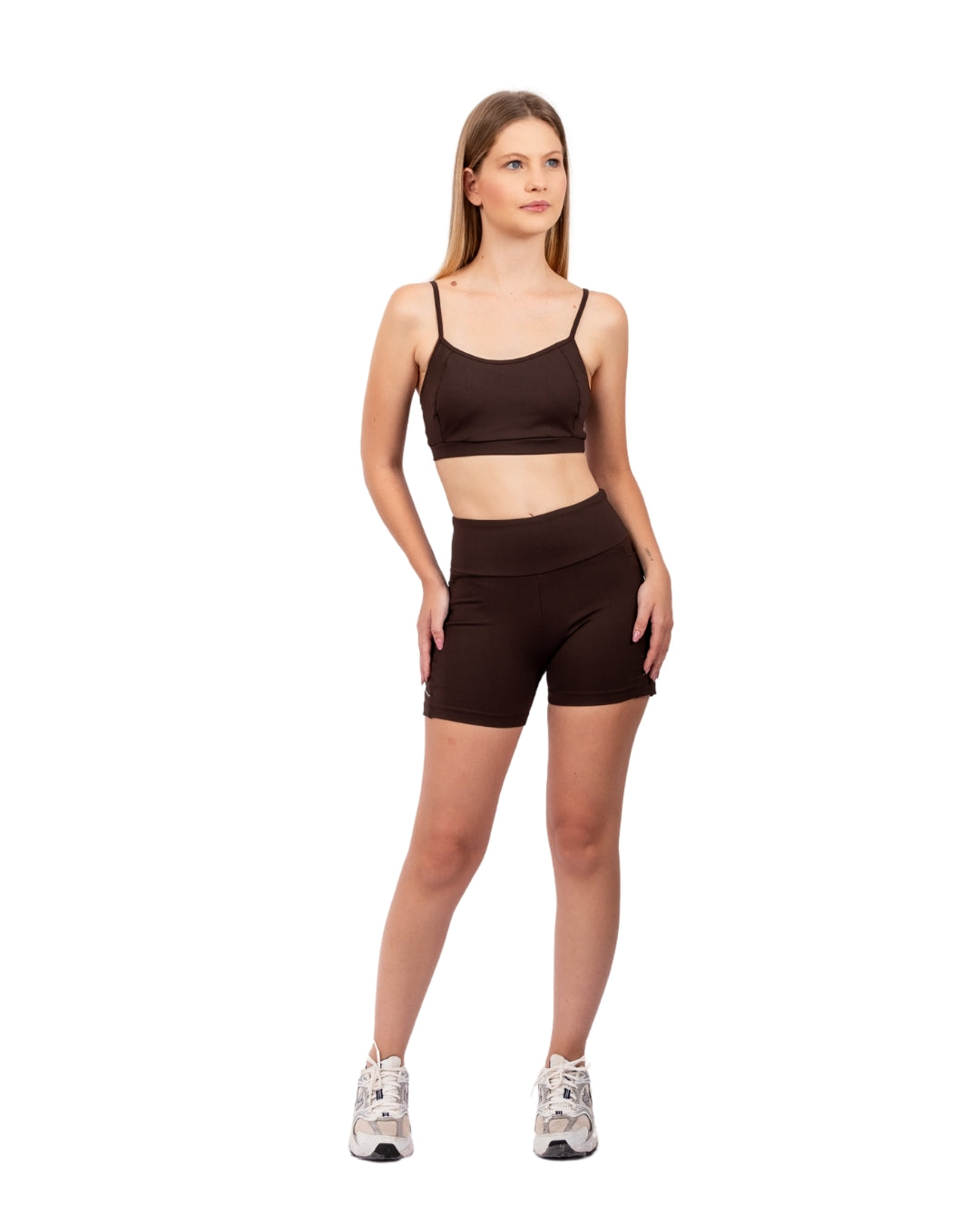 Conjunto café com short Laura