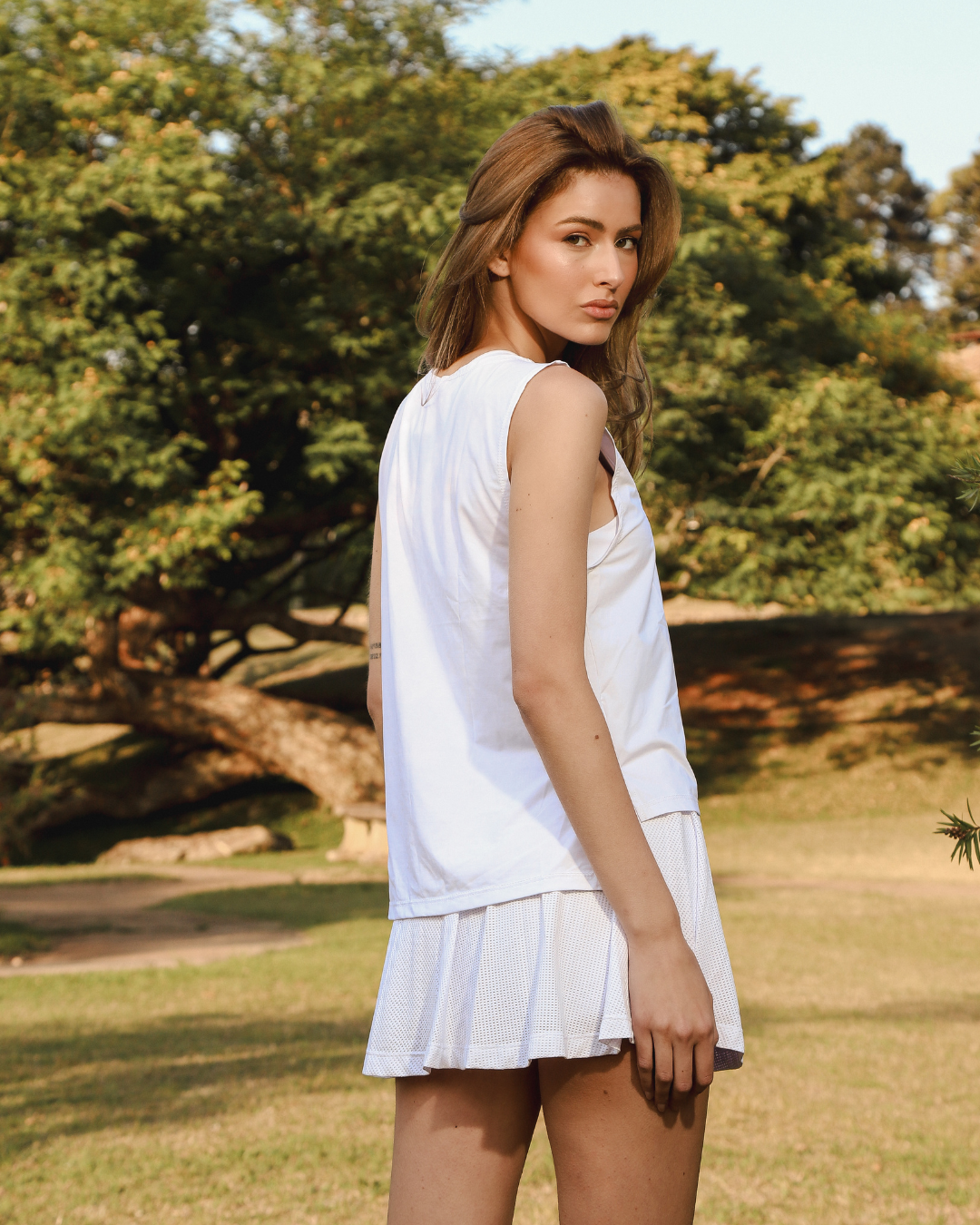 Short Saia Bela - Branca