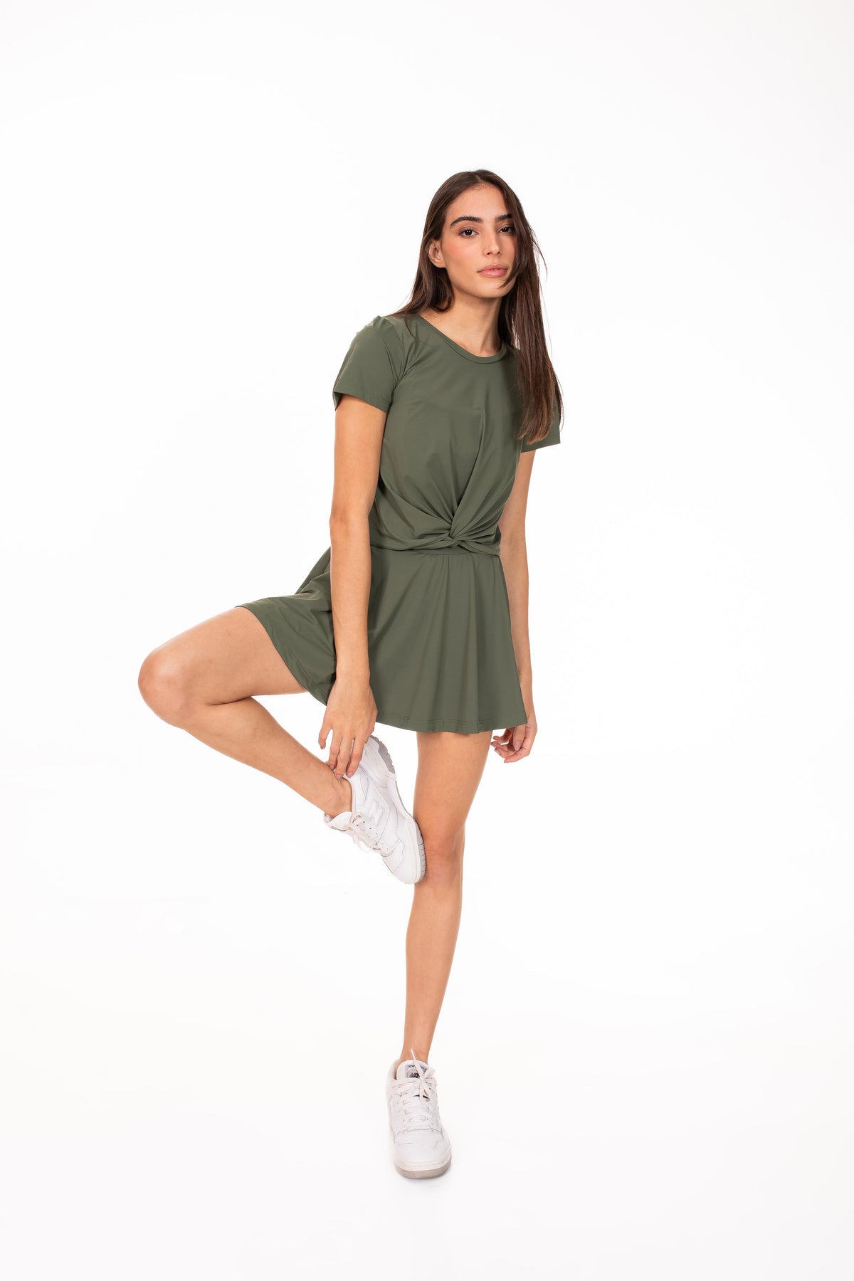 Short Saia Bela - Verde Militar