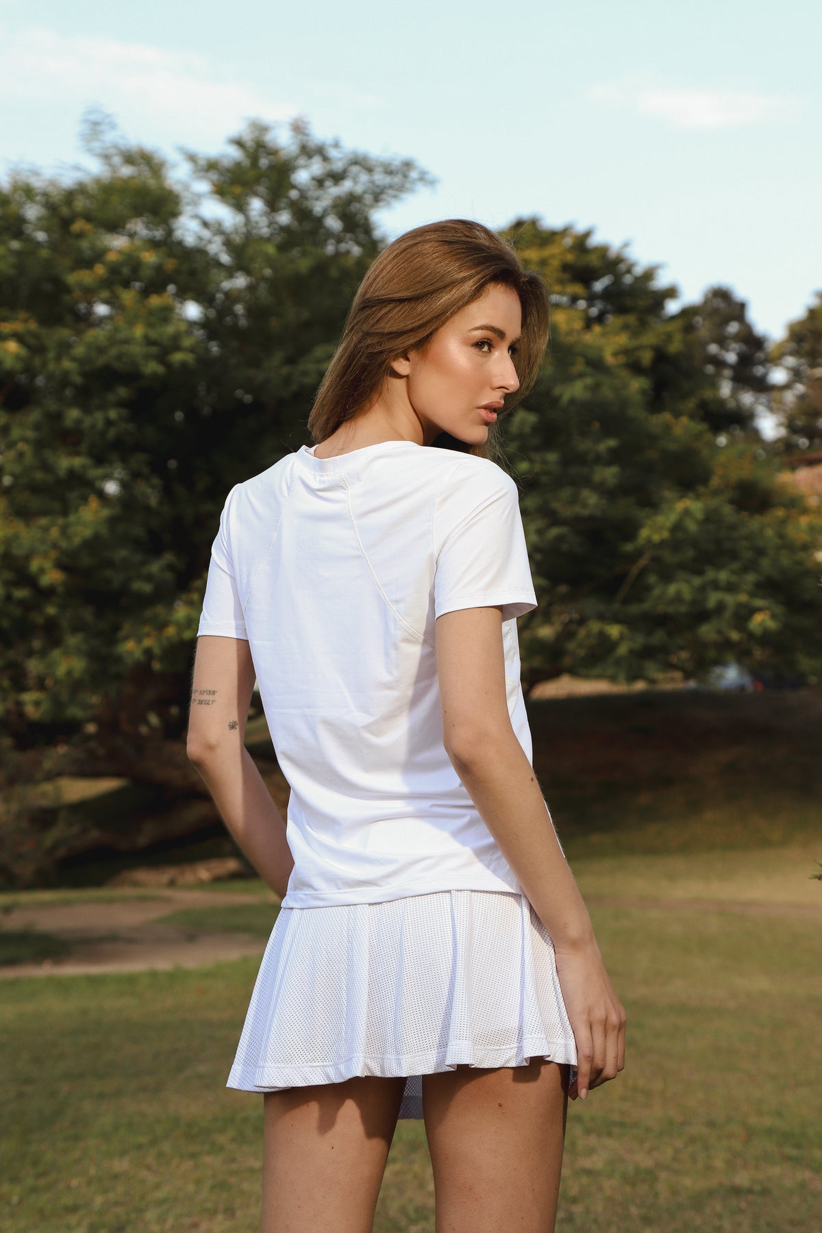 Short Saia Bela - Branca