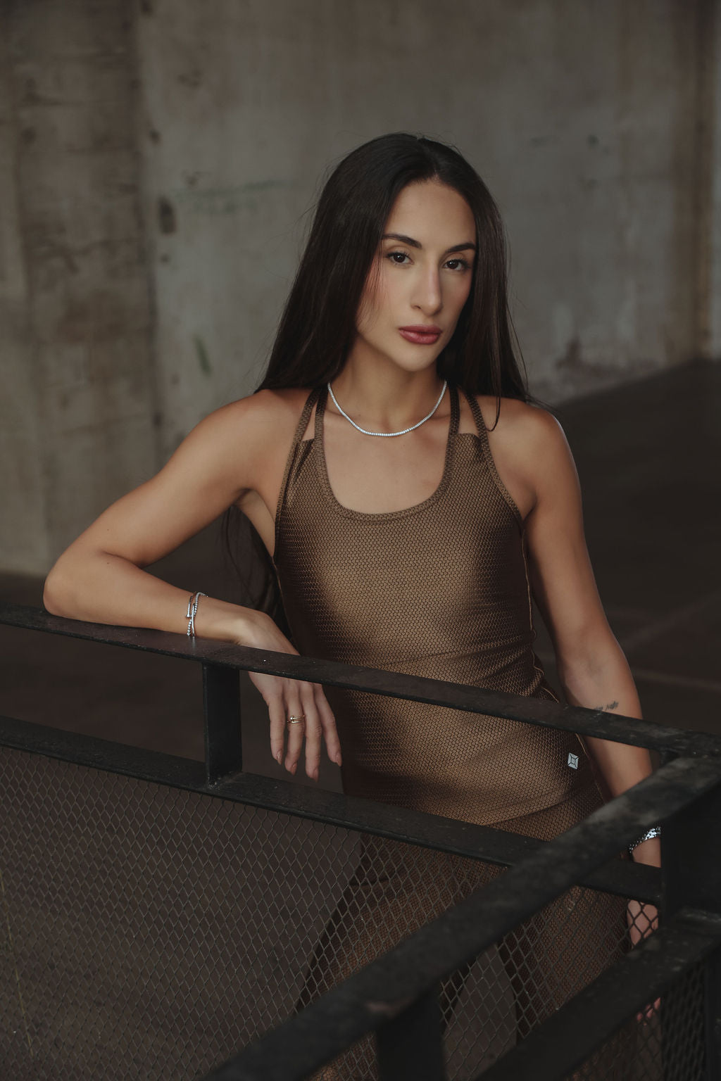 Blusa Lu - Mascavo Texturizada