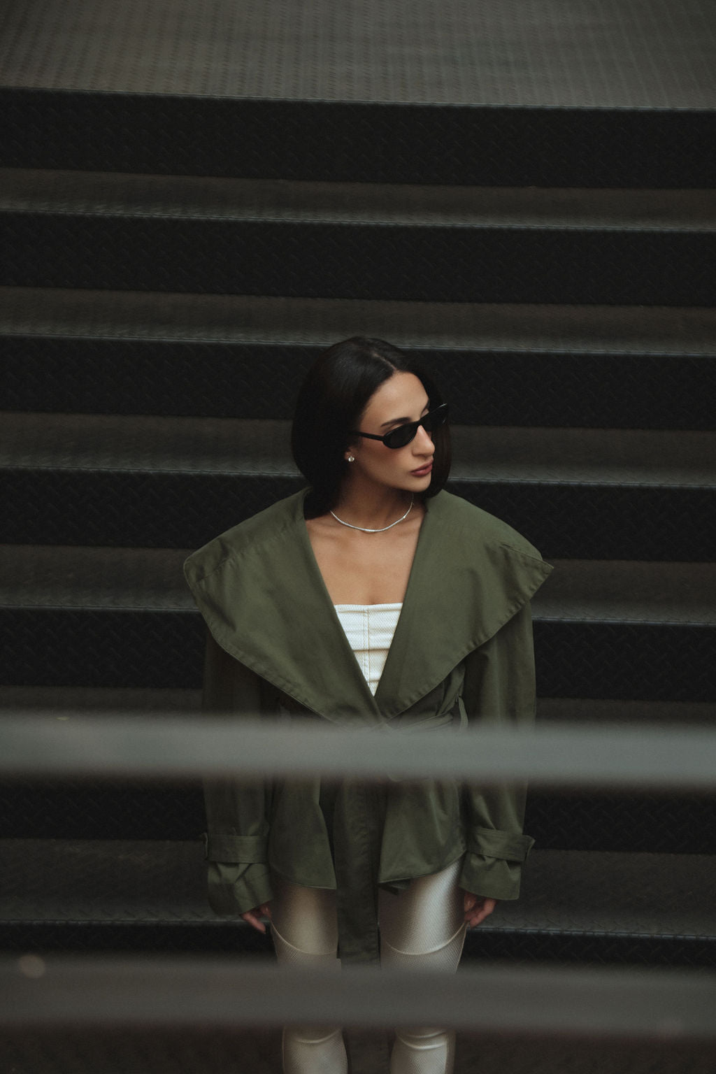 Casaco Trench Coat Militar